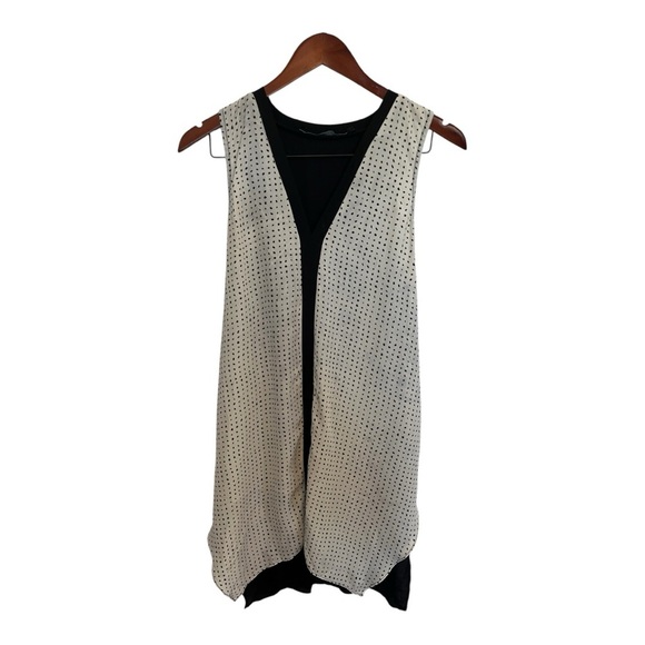 Melissa Nepton Sleeveless Polka Dot shirt size medium - Picture 1 of 4